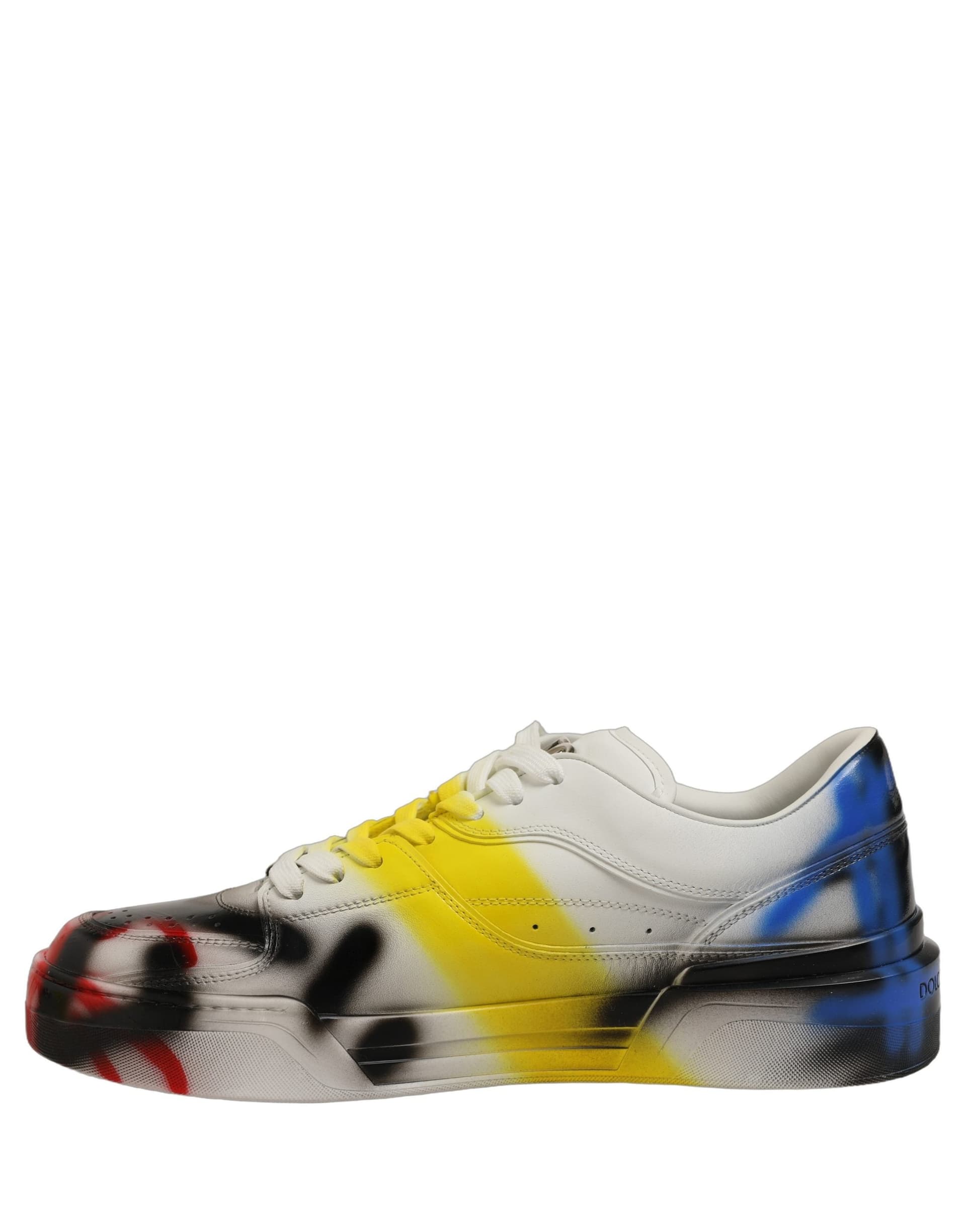 Dolce & Gabbana Multicolor New Roma Paint Sneakers Men Shoes - 6