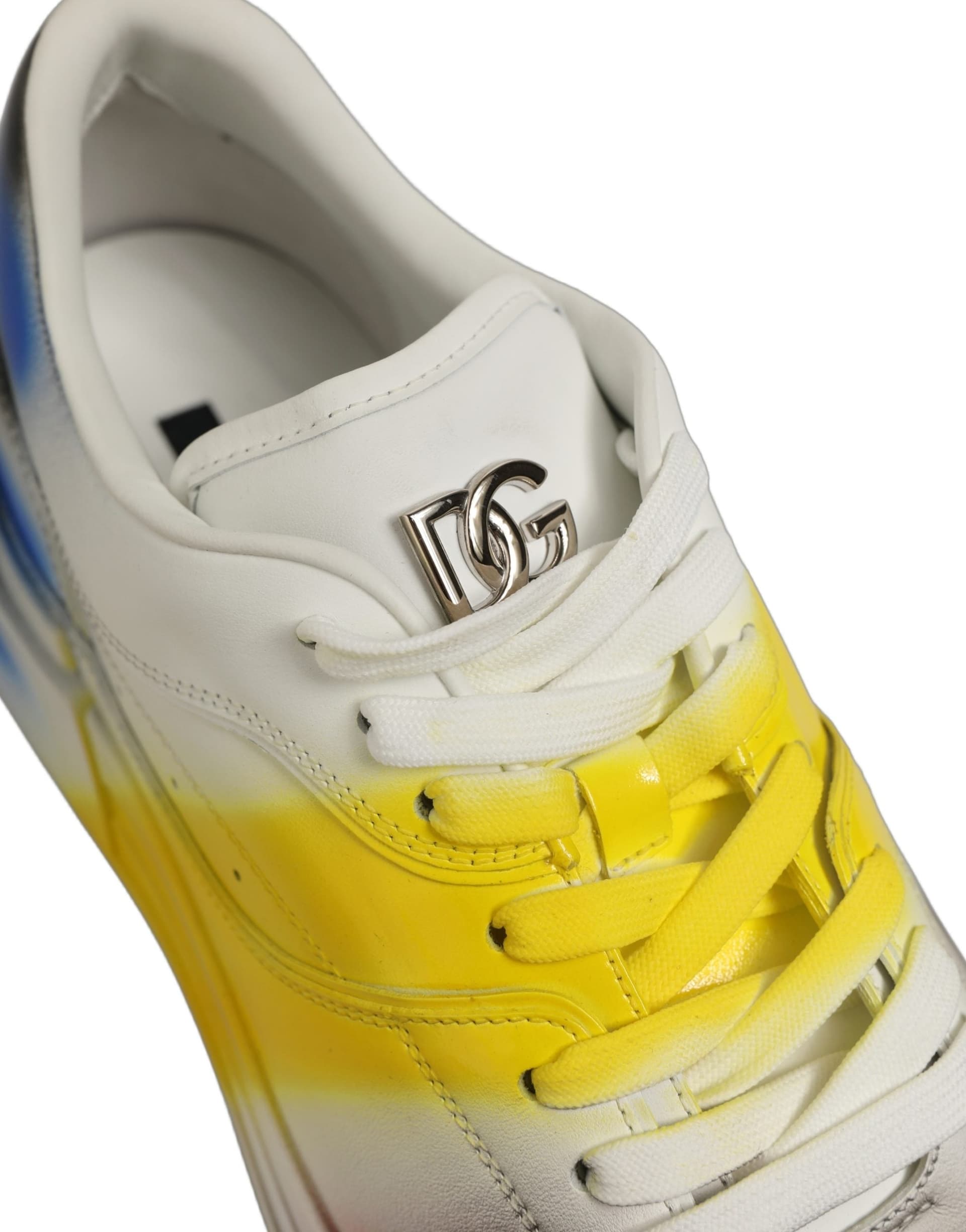 Dolce & Gabbana Multicolor New Roma Paint Sneakers Men Shoes - 8
