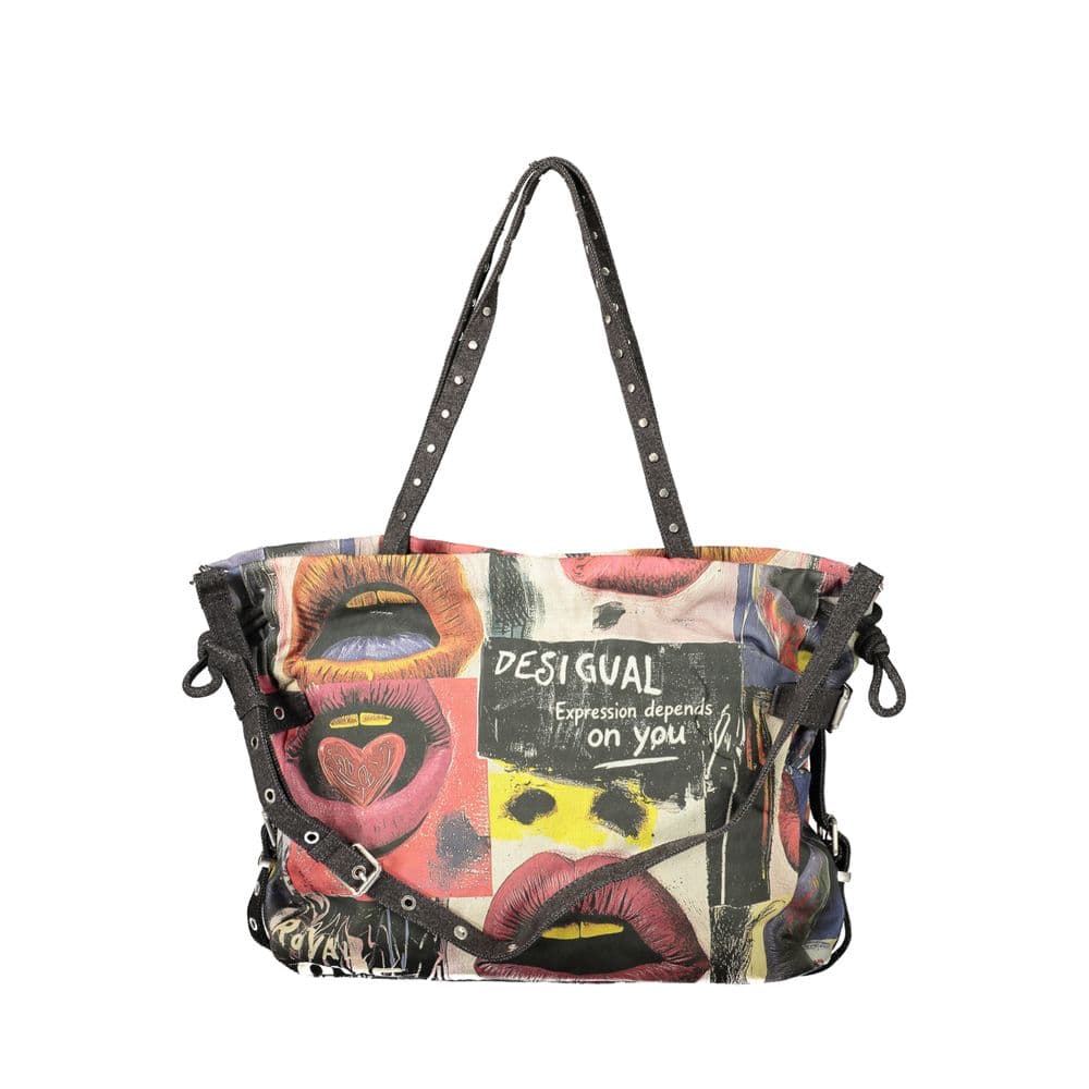 Desigual Black Cotton Women's Bag - 2