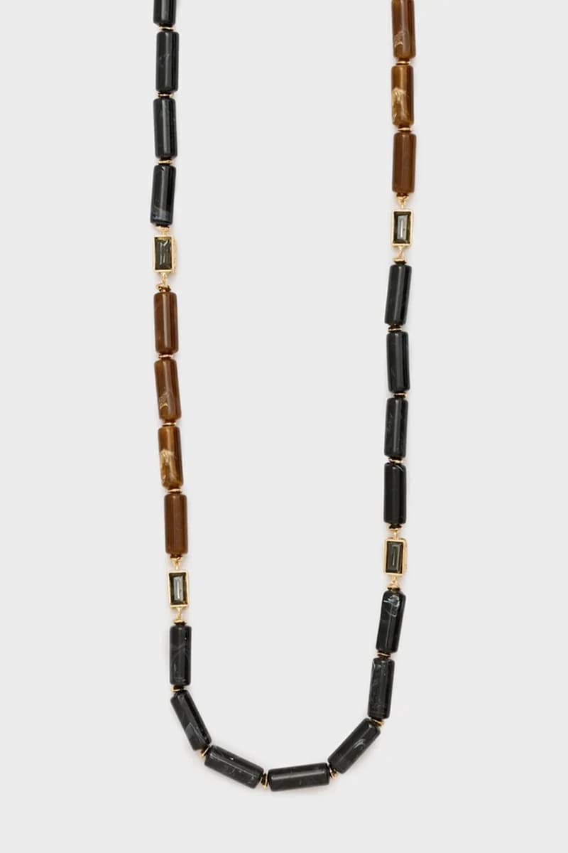 Collana Jil lunga con pietre baguette | NALÌ - 2