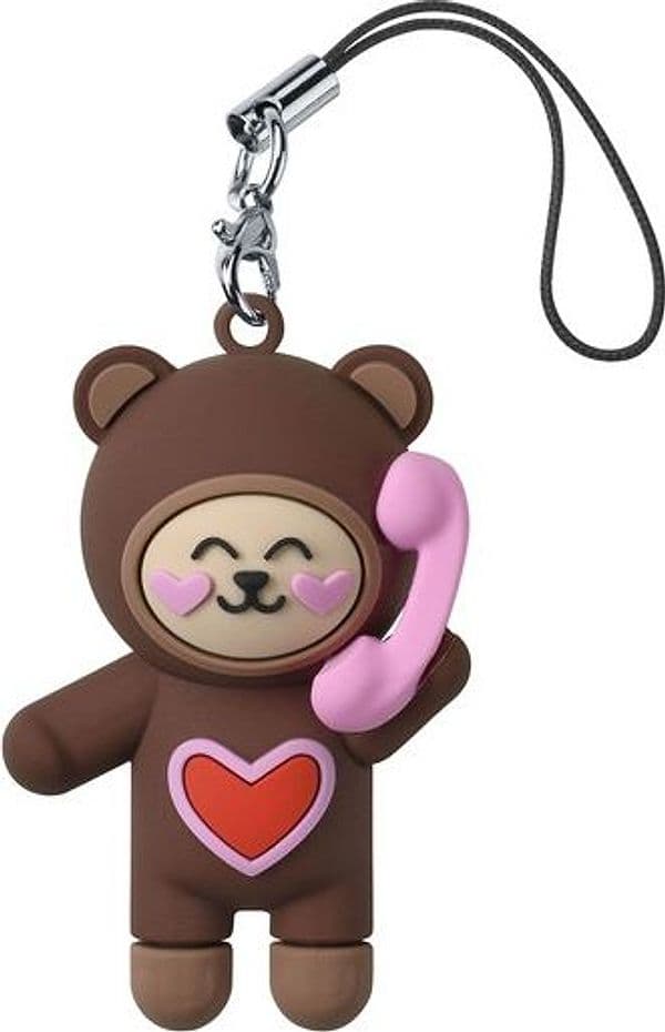 mini ciondolo universale orsetto marrone