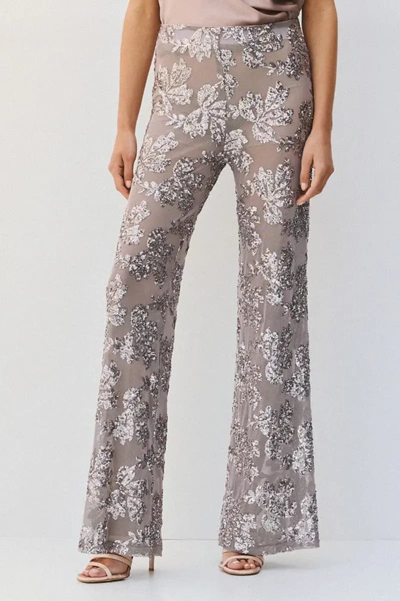 Pantaloni con paillettes e fodera removibile | ACCESS FASHION - 2