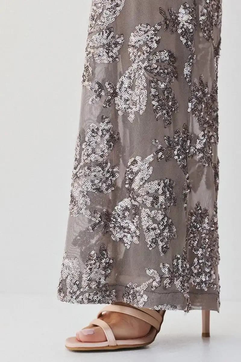 Pantaloni con paillettes e fodera removibile | ACCESS FASHION - 4