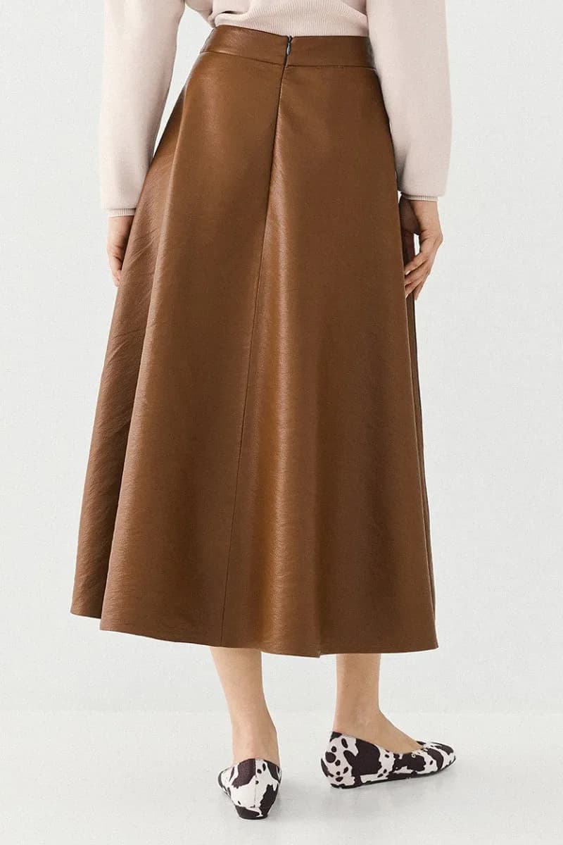 Gonna midi in similpelle | ACCESS FASHION - 3