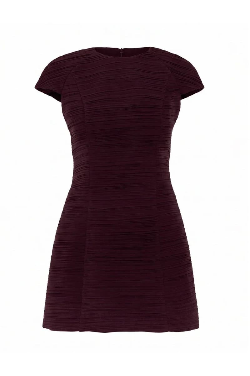 Mini abito plissettato con spalline imbottite | ACCESS FASHION - 7