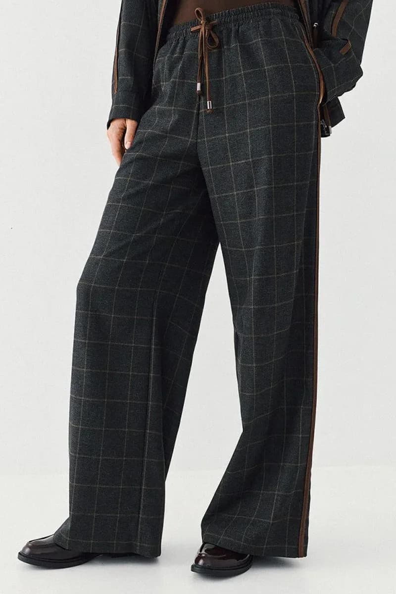 Pantaloni a quadri con elastico in vita | ACCESS FASHION - 2