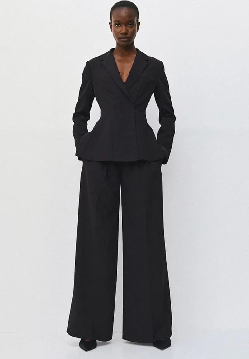 Pantaloni a gamba larga con pieghe | ACCESS FASHION - 4