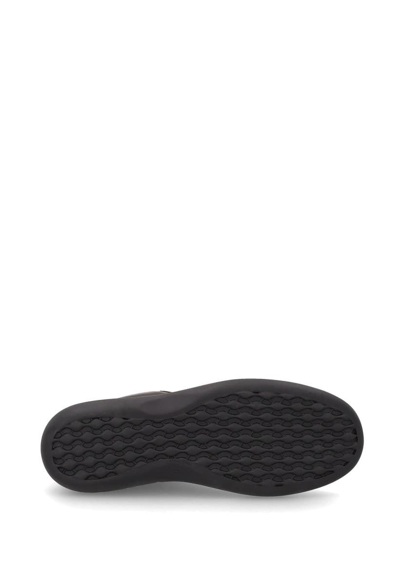 Frau sneakers alta da uomo in pelle color marrone - 5