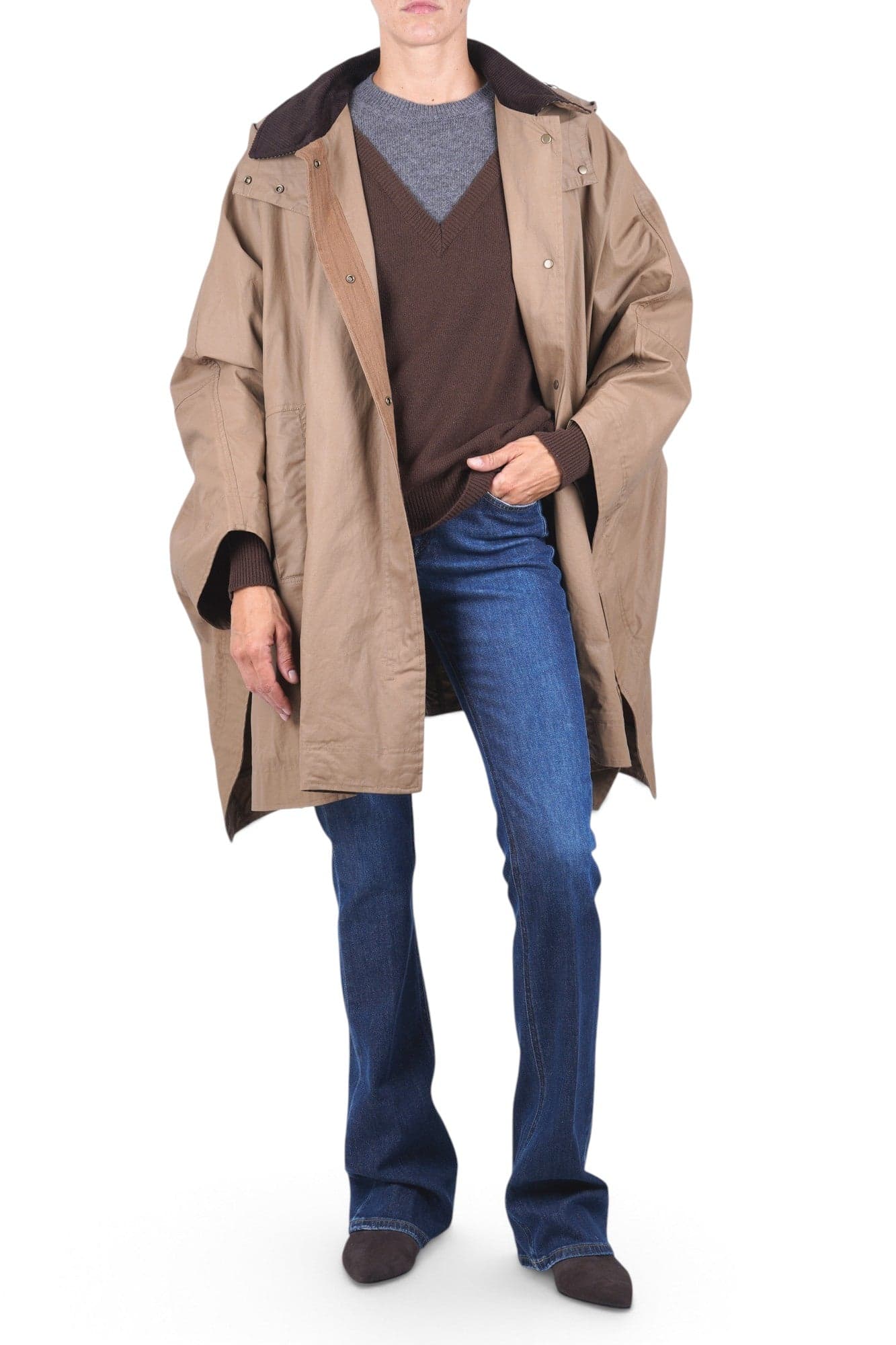 SOLOTRE Solotre - Cappotto - 480487 - Cammello - 2