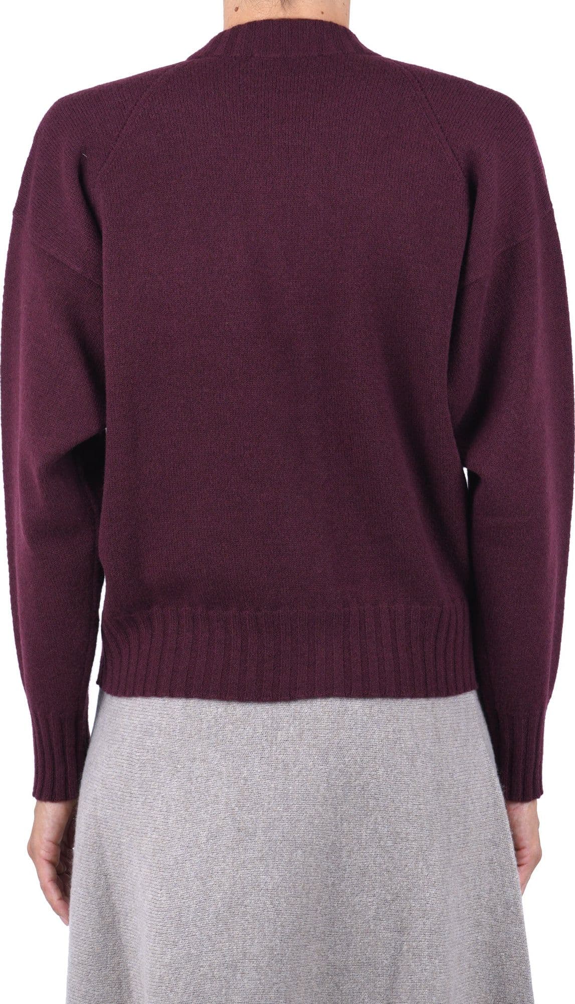 SOLOTRE Solotre - Cardigan - 480498 - Bordeaux - 5