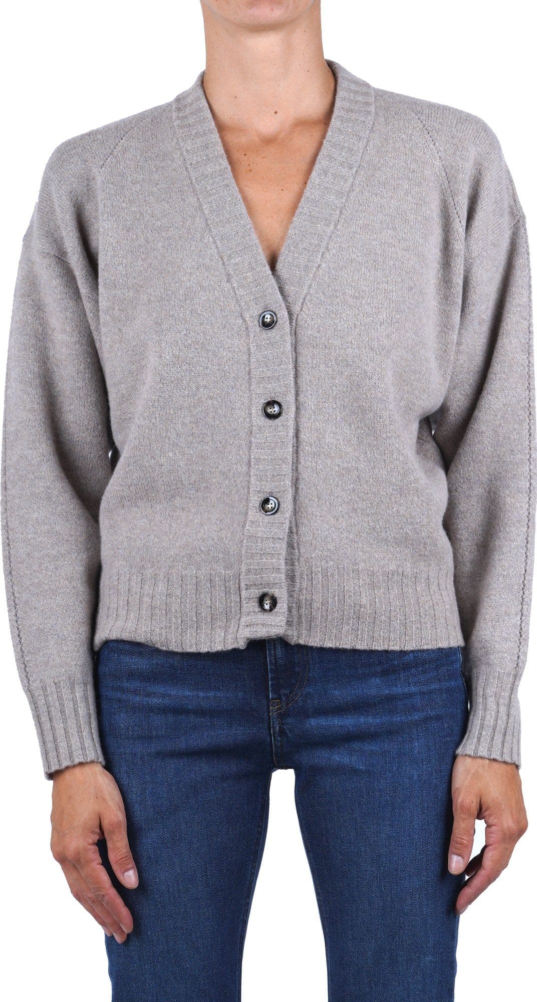 SOLOTRE Solotre - Cardigan - 480498 - Taupe - 3