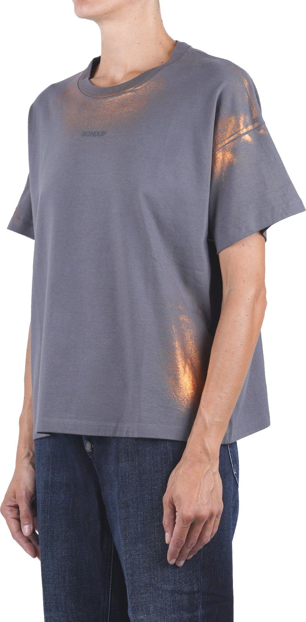 DONDUP Dondup - T-shirt - 480576 - Fantasia Grigio - 4