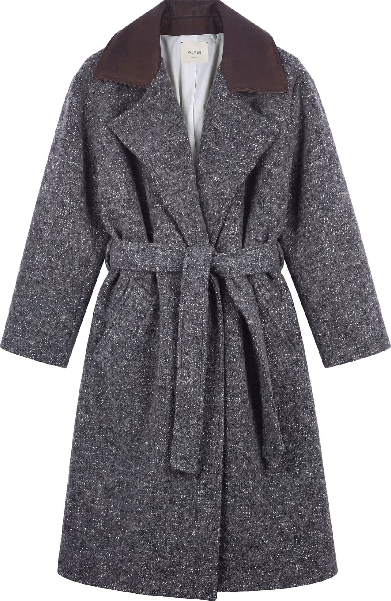 Alysi  - Cappotto - 480611 - Grigio/Marrone - 7