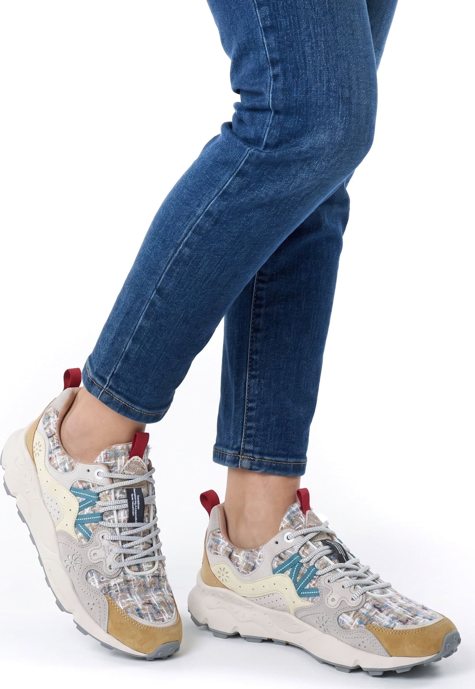FLOWER MOUNTAIN Flower Mountain - Sneakers - 480803 - Beige/Ocra - 6
