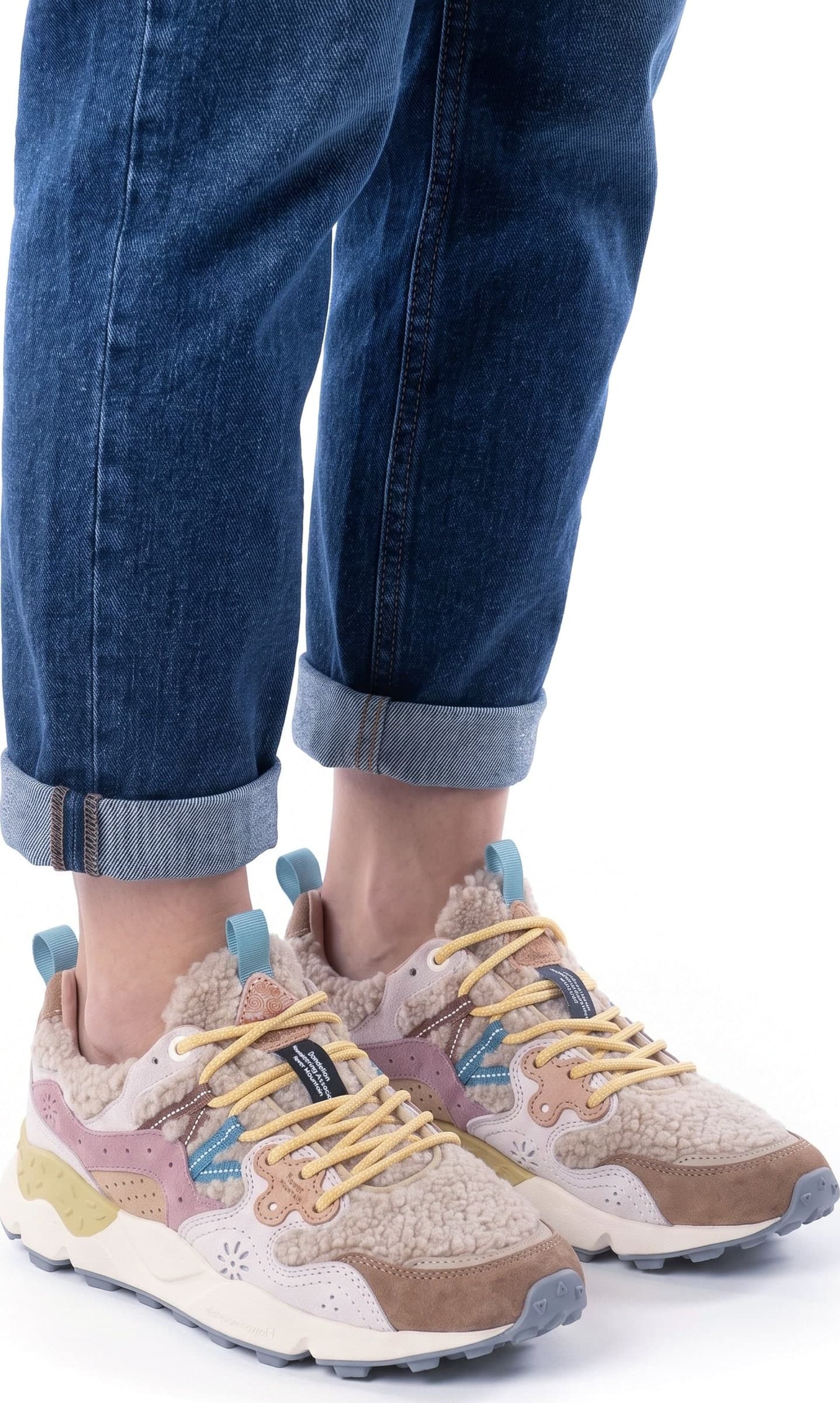 FLOWER MOUNTAIN Flower Mountain - Sneakers - 480804 - Rosa/Beige - 6