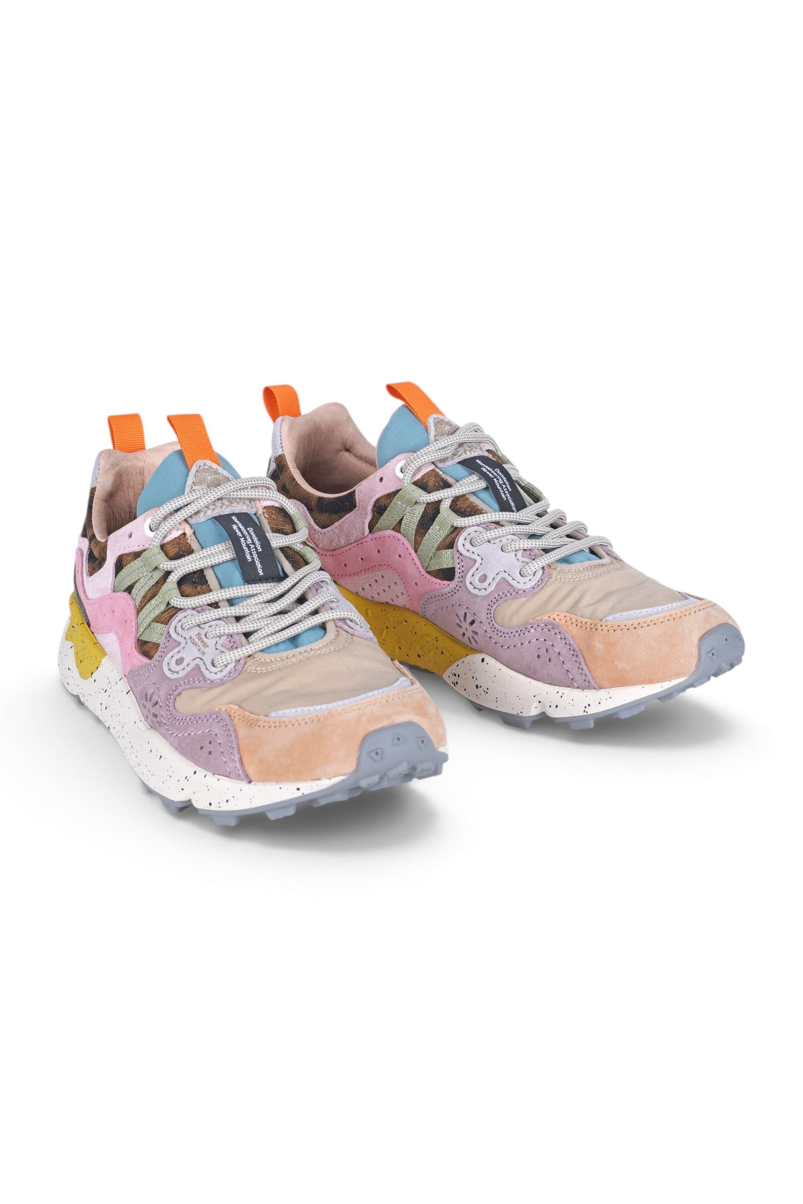 FLOWER MOUNTAIN Flower Mountain - Sneakers - 480806 - Grigio/Rosa - 2