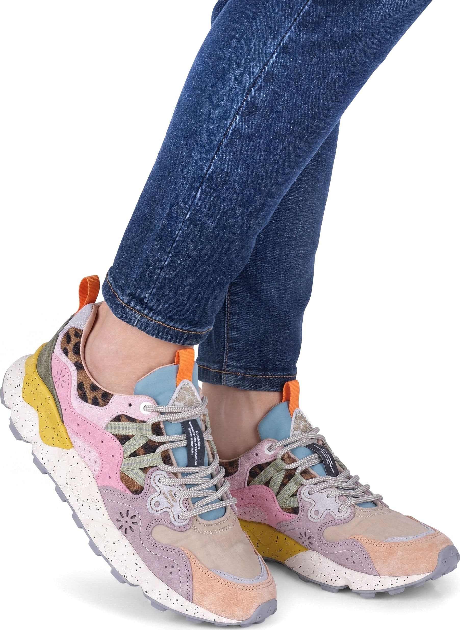 FLOWER MOUNTAIN Flower Mountain - Sneakers - 480806 - Grigio/Rosa - 6