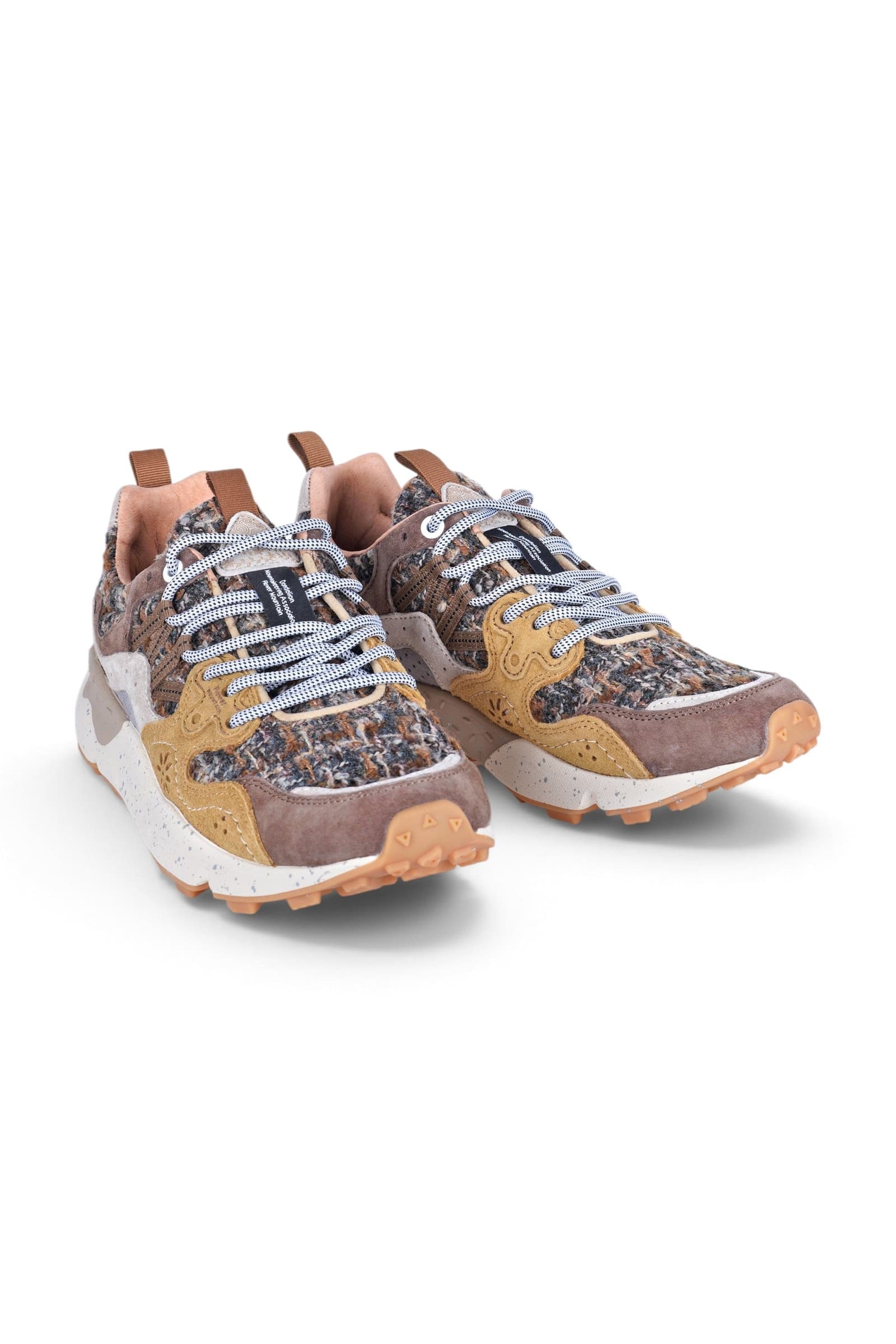 FLOWER MOUNTAIN Flower Mountain - Sneakers - 480807 - Marrone/Ocra - 2