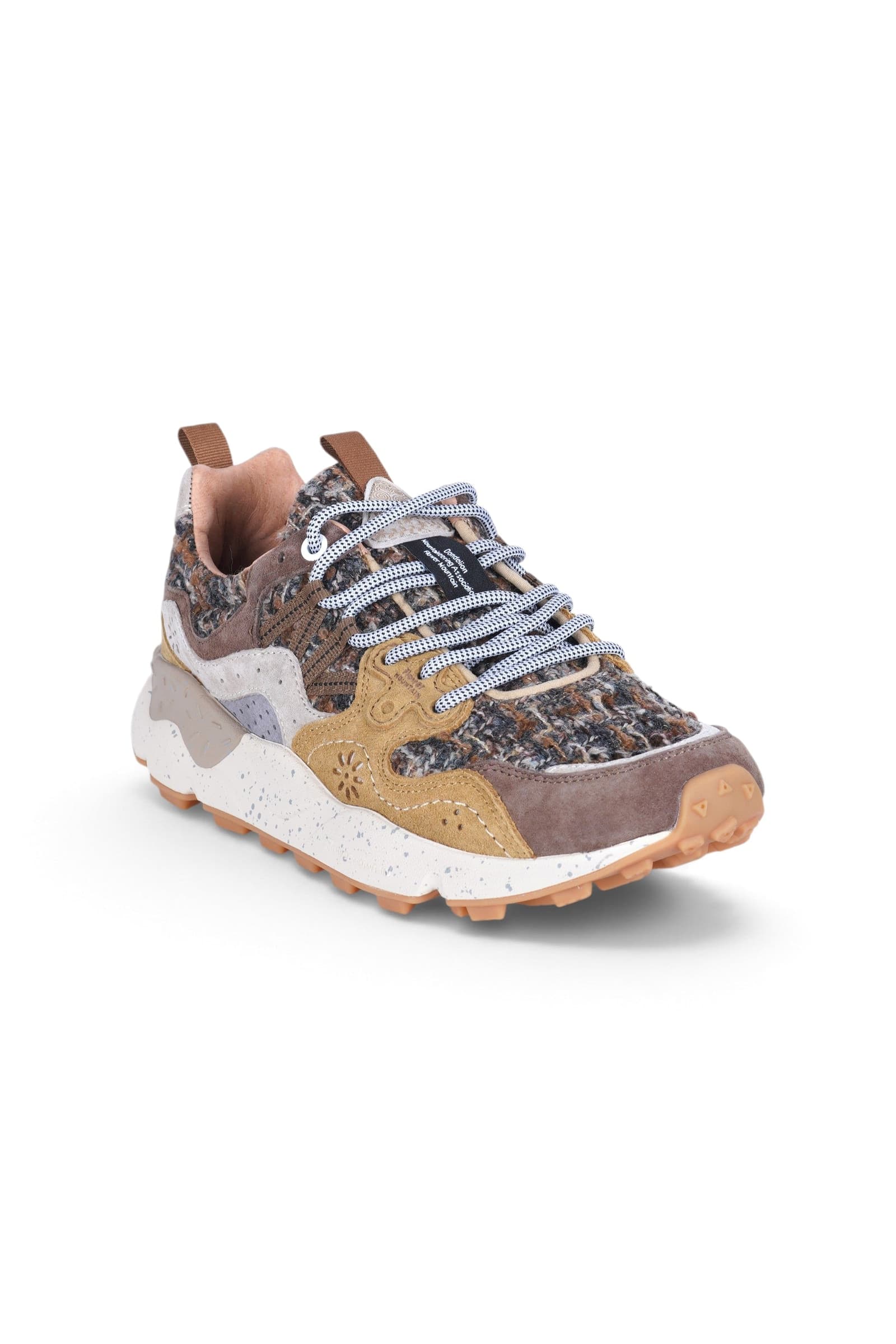 FLOWER MOUNTAIN Flower Mountain - Sneakers - 480807 - Marrone/Ocra - 3