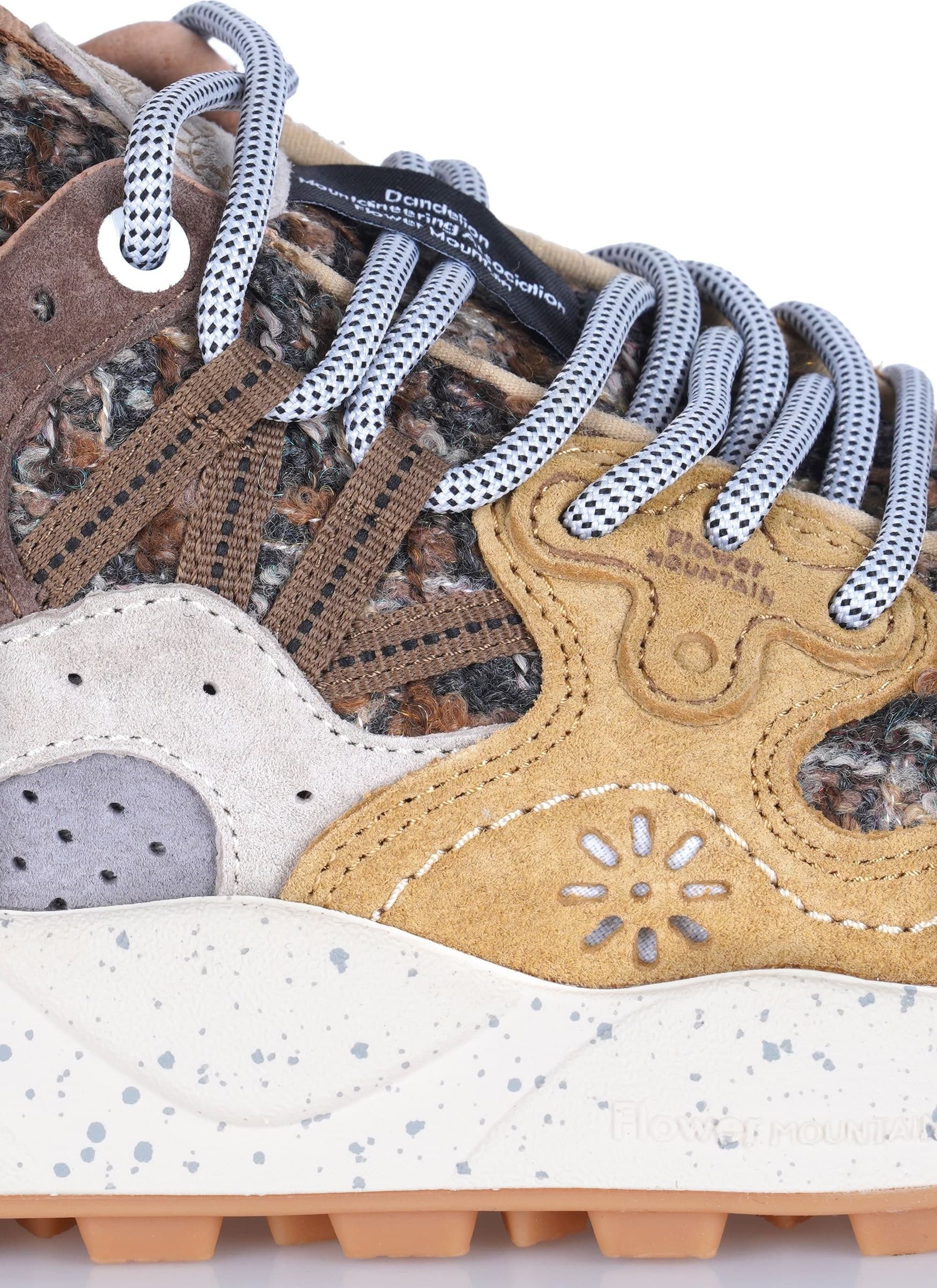 FLOWER MOUNTAIN Flower Mountain - Sneakers - 480807 - Marrone/Ocra - 7