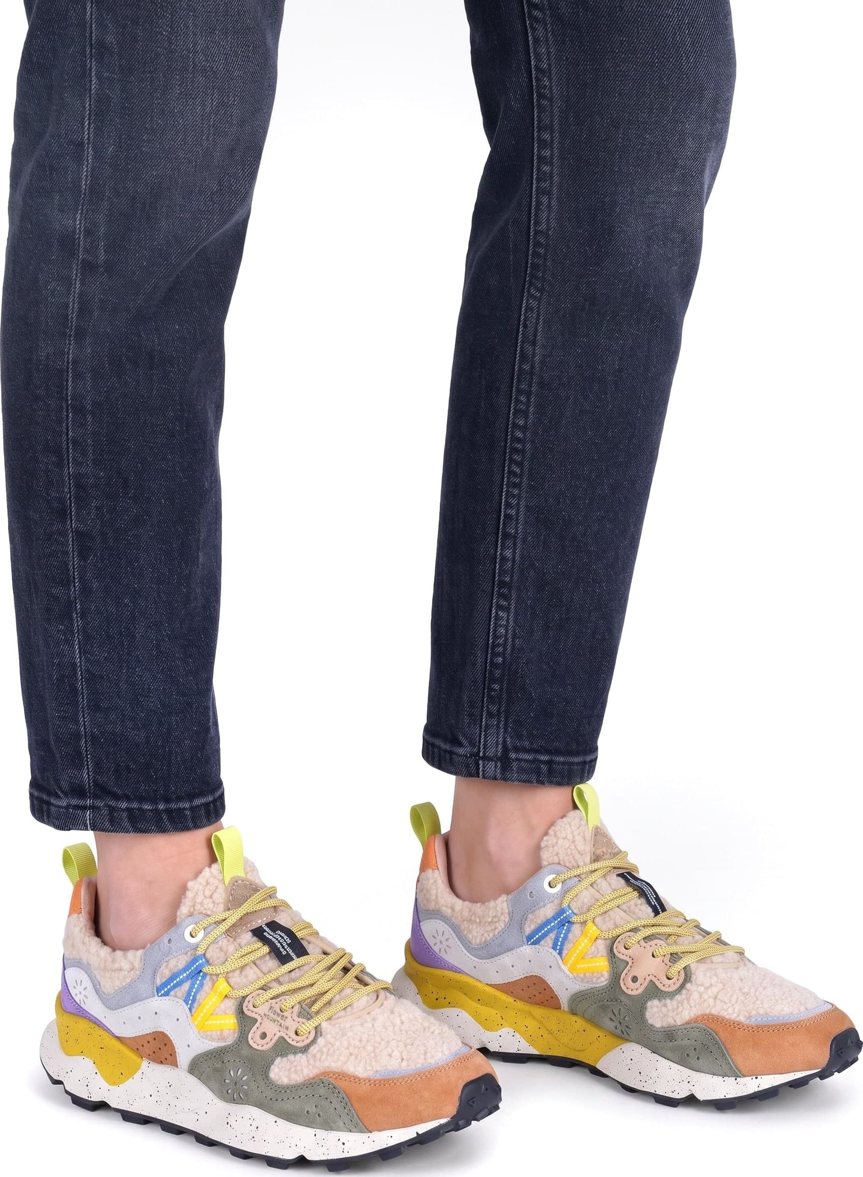 FLOWER MOUNTAIN Flower Mountain - Sneakers - 480808 - Beige/Verde - 6