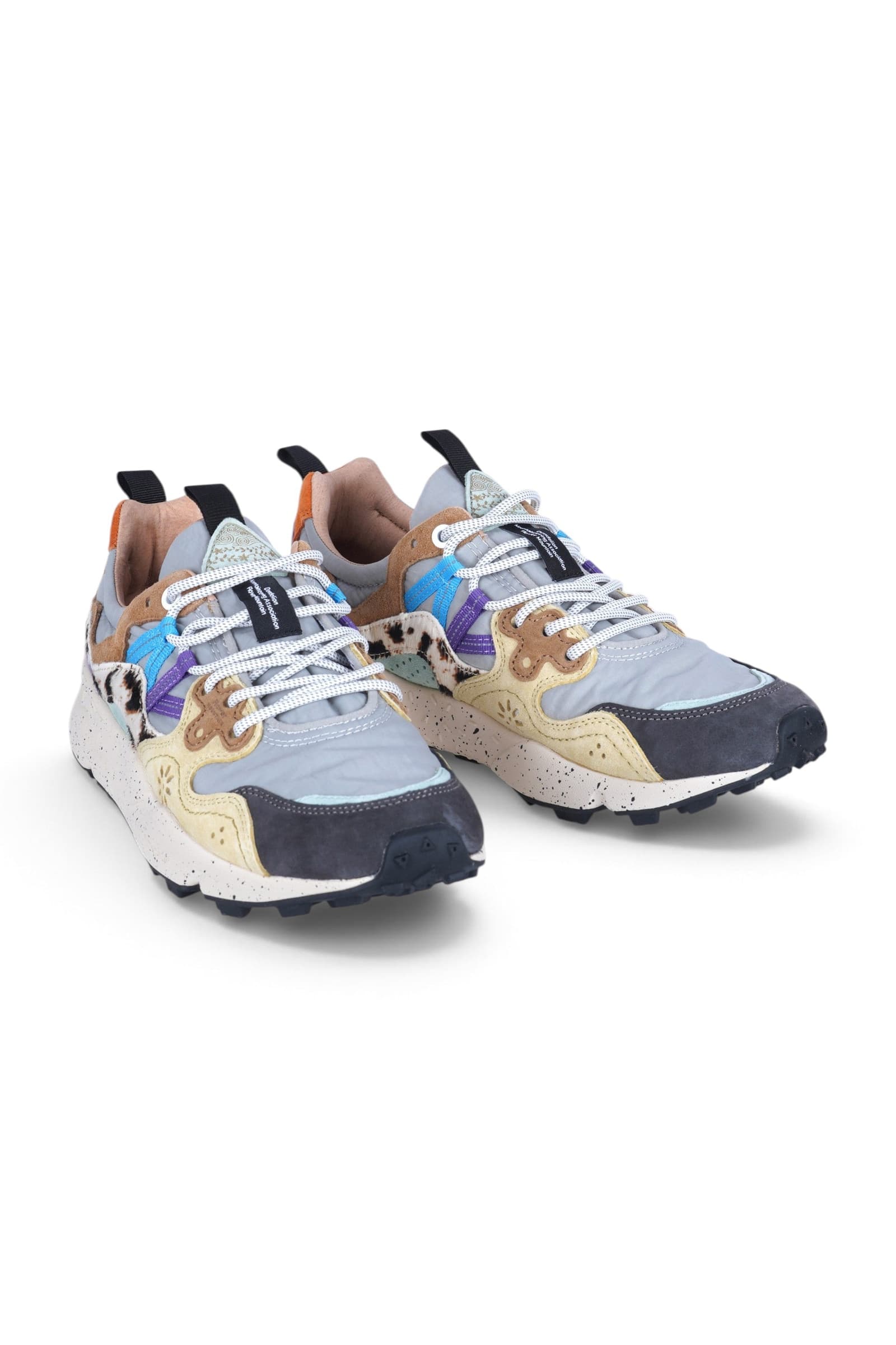 FLOWER MOUNTAIN Flower Mountain - Sneakers - 480809 - Grigio/Arancione - 2