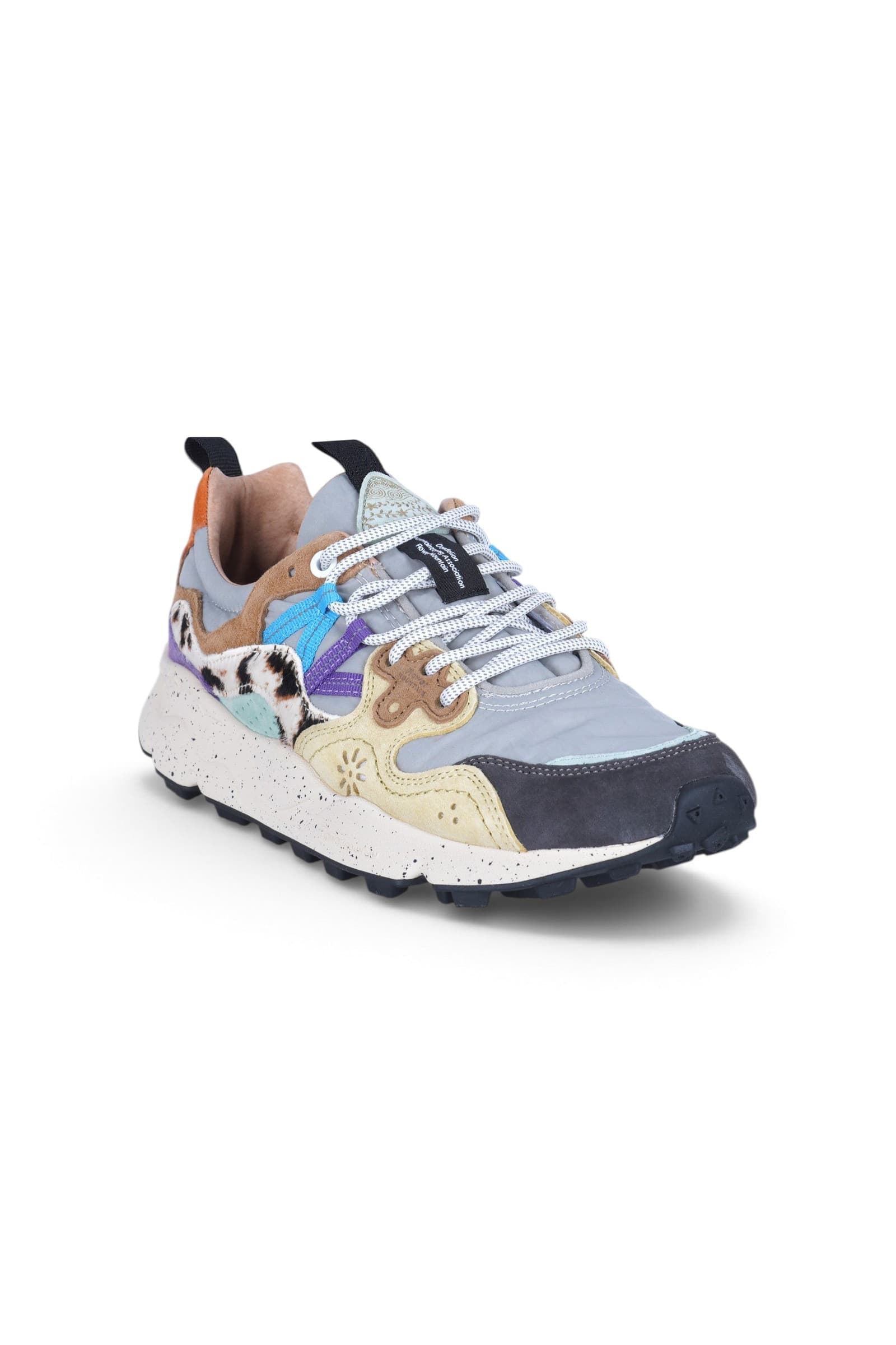 FLOWER MOUNTAIN Flower Mountain - Sneakers - 480809 - Grigio/Arancione - 3