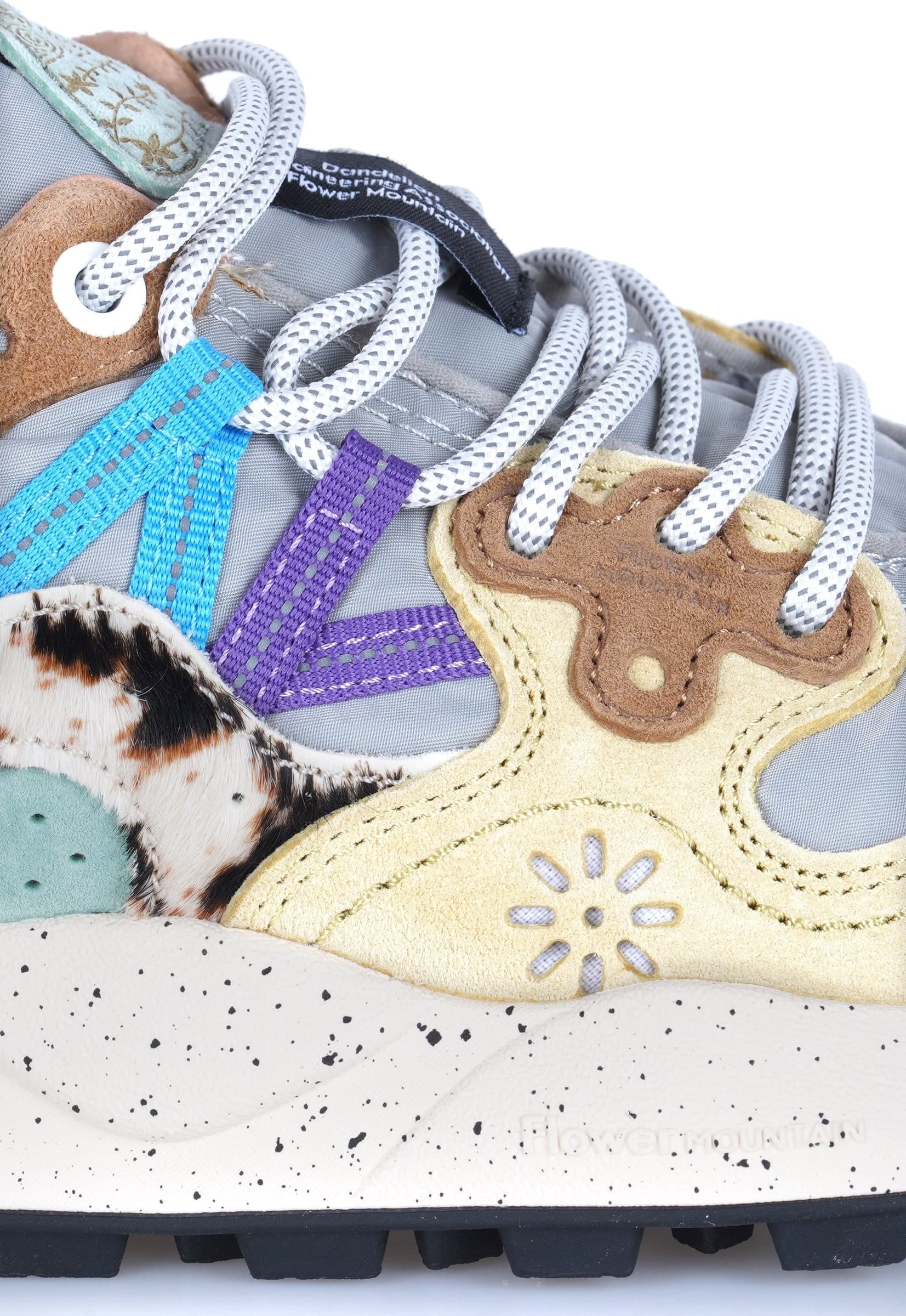 FLOWER MOUNTAIN Flower Mountain - Sneakers - 480809 - Grigio/Arancione - 7