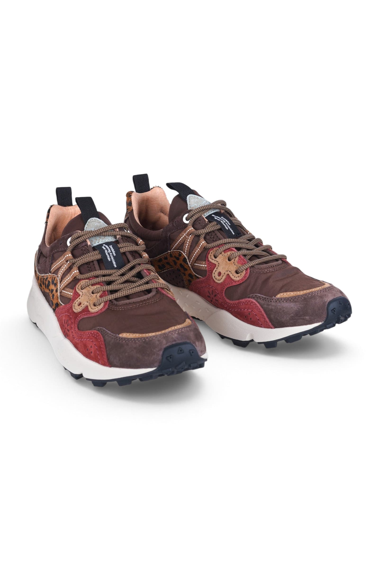 FLOWER MOUNTAIN Flower Mountain - Sneakers - 480810 - Bordeaux/Marrone - 2