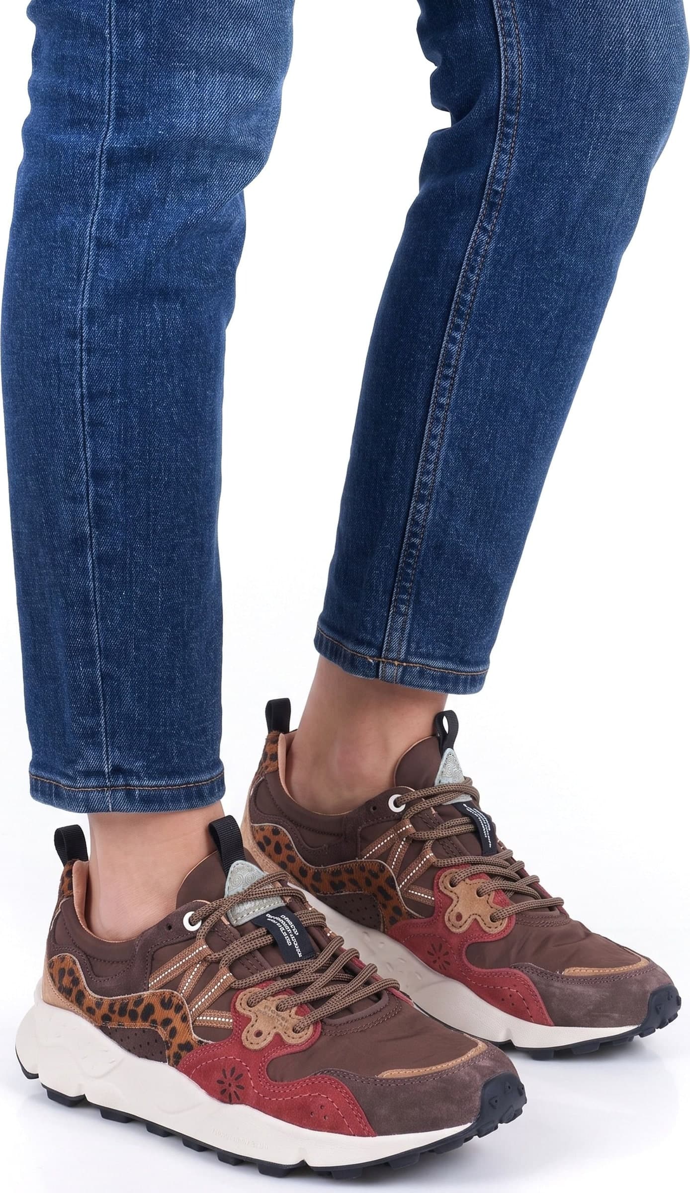 FLOWER MOUNTAIN Flower Mountain - Sneakers - 480810 - Bordeaux/Marrone - 6