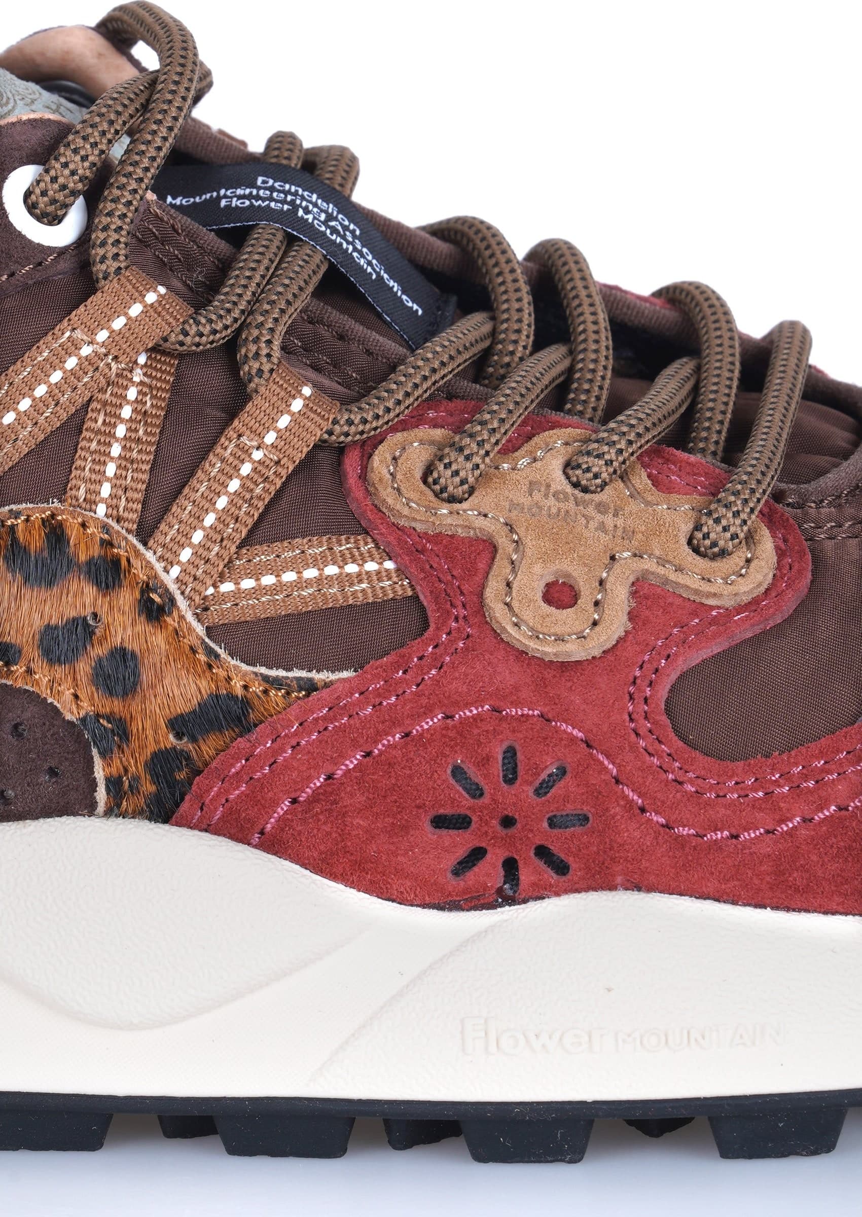 FLOWER MOUNTAIN Flower Mountain - Sneakers - 480810 - Bordeaux/Marrone - 7