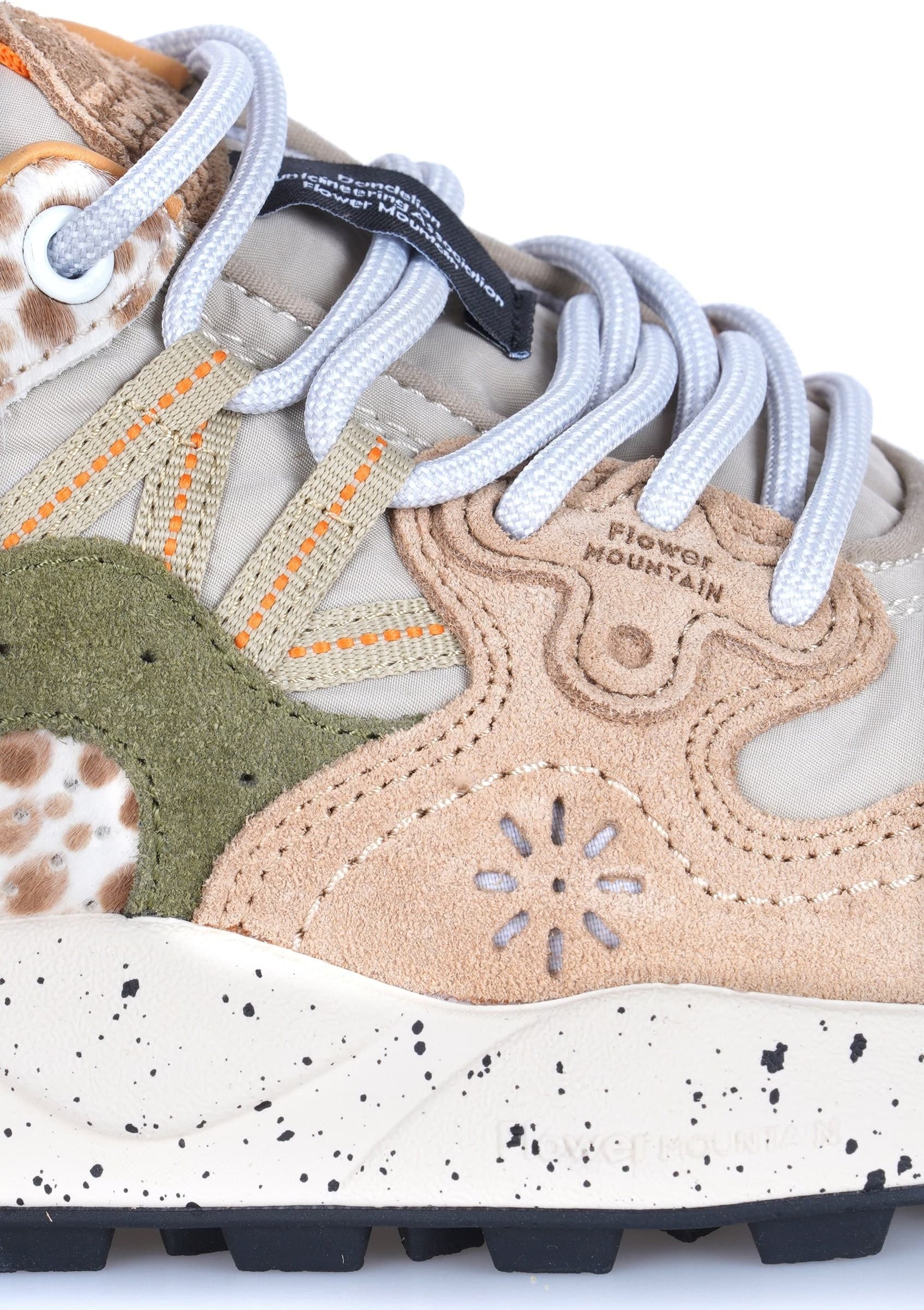 FLOWER MOUNTAIN Flower Mountain - Sneakers - 480811 - Beige/Marrone - 7