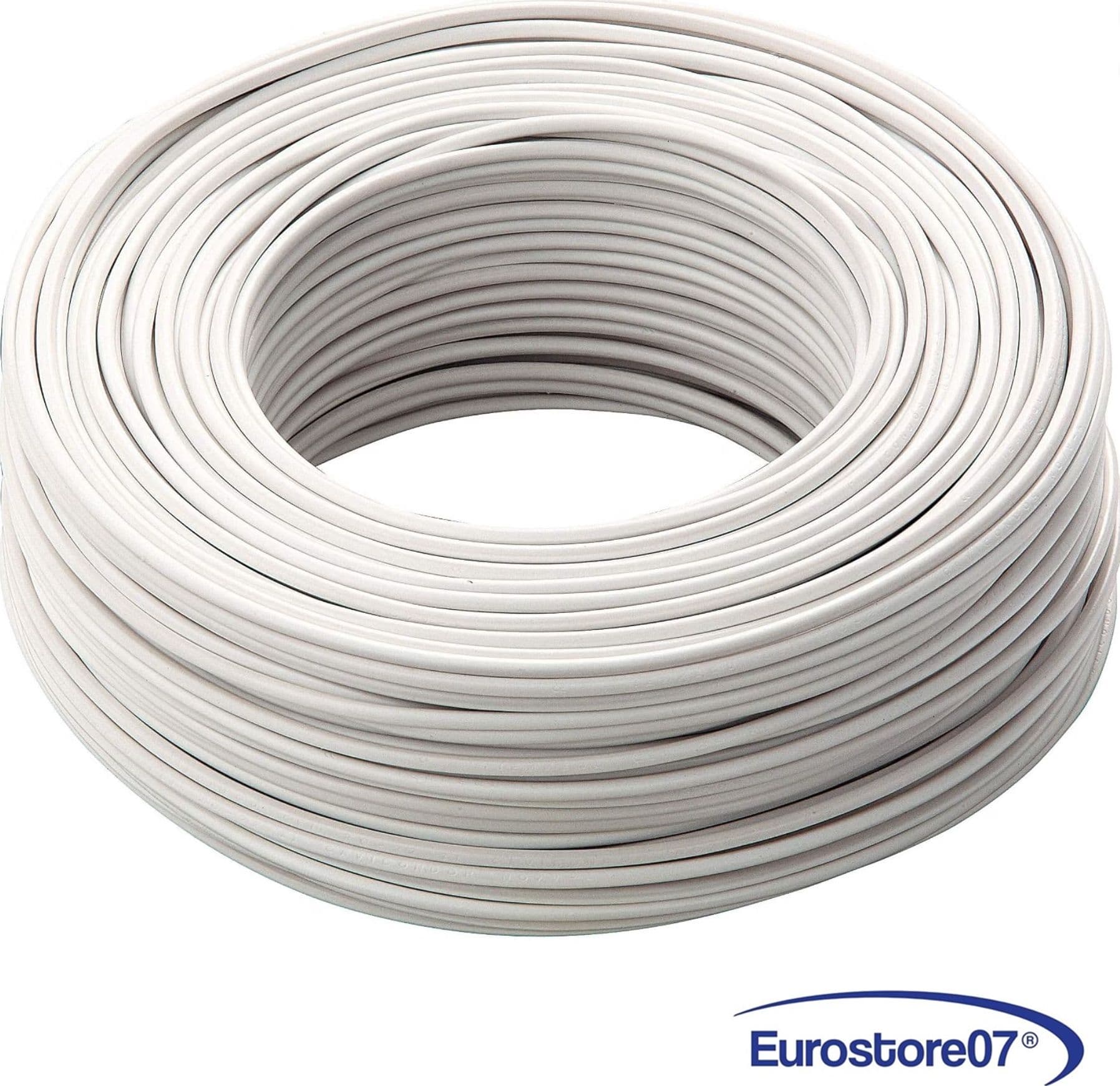 Cavetto acciaio ottonato rivestito in pvc  stendibiancheria  ø mm.4,5x mt.200