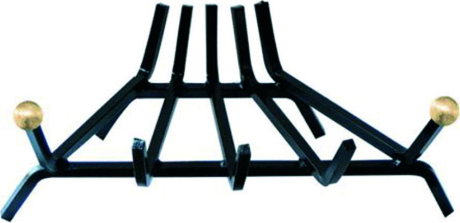 brucialegna triangolare per camino in ferro battuto  POMOLI IN OTTONE - cm.40 - 4