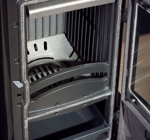 Stufa a Legna Nordica EXTRAFLAME Super Junior NERA con Rivestimento in Acciaio, - 2