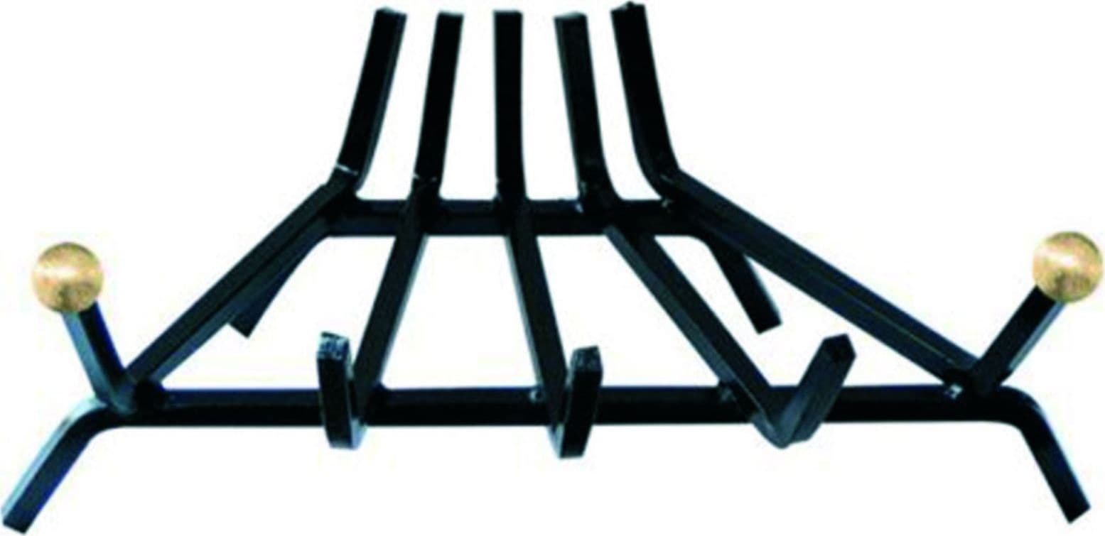 brucialegna triangolare per camino in ferro battuto  POMOLI IN OTTONE - cm.50 - 3