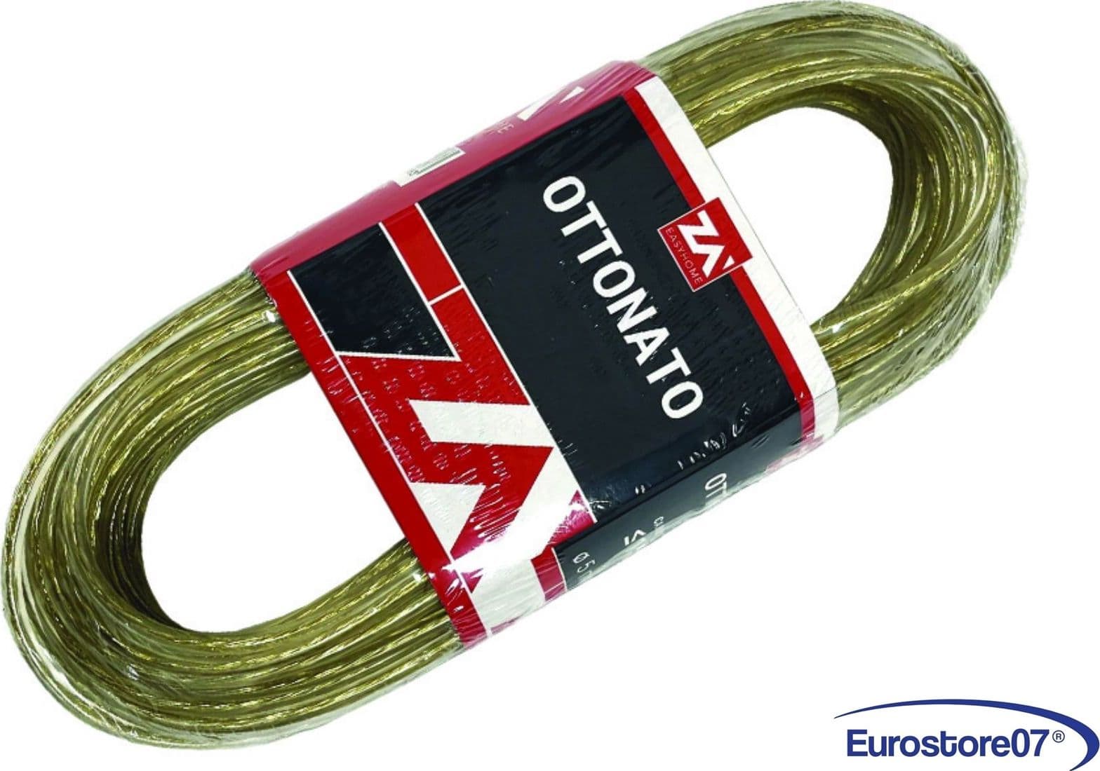 Cavetto stendibiancheria acciaio plastificato trasparente -ø 4 mm.5 x mt.20 - PZ 5