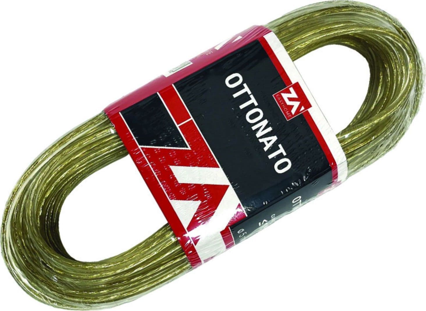 Cavetto stendibiancheria acciaio plastificato trasparente -ø 4 mm.5 x mt.20 - PZ 5 - 2
