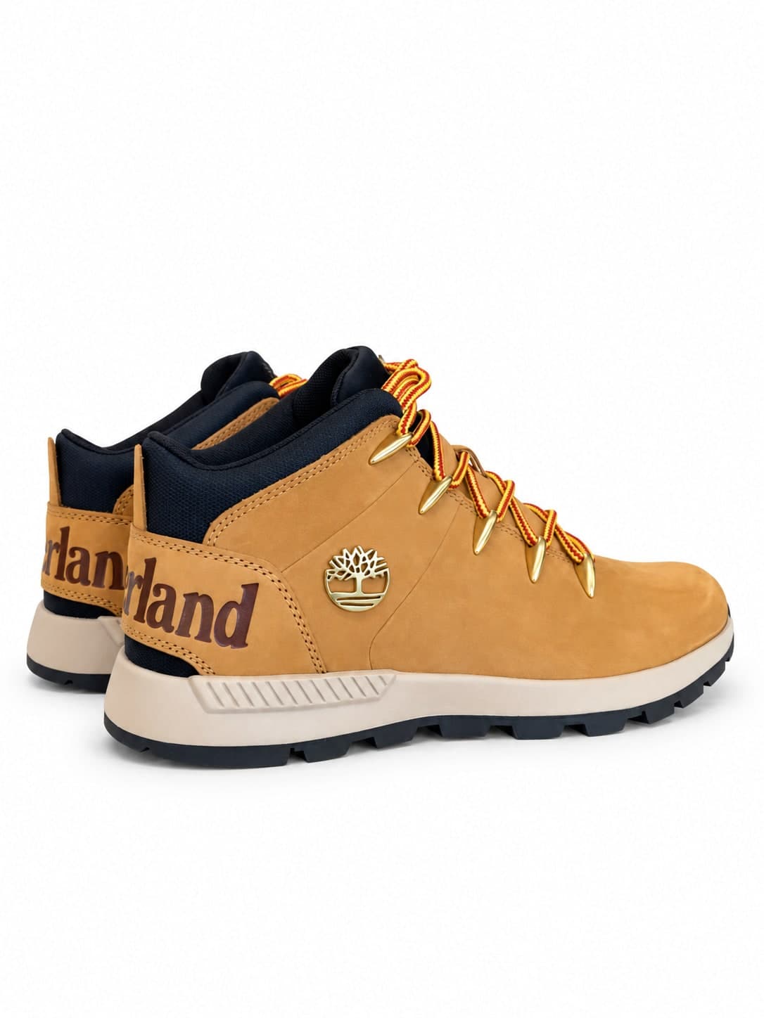 Timberland mid lace sneaker uomo Sprint Trekk Ocra - 4