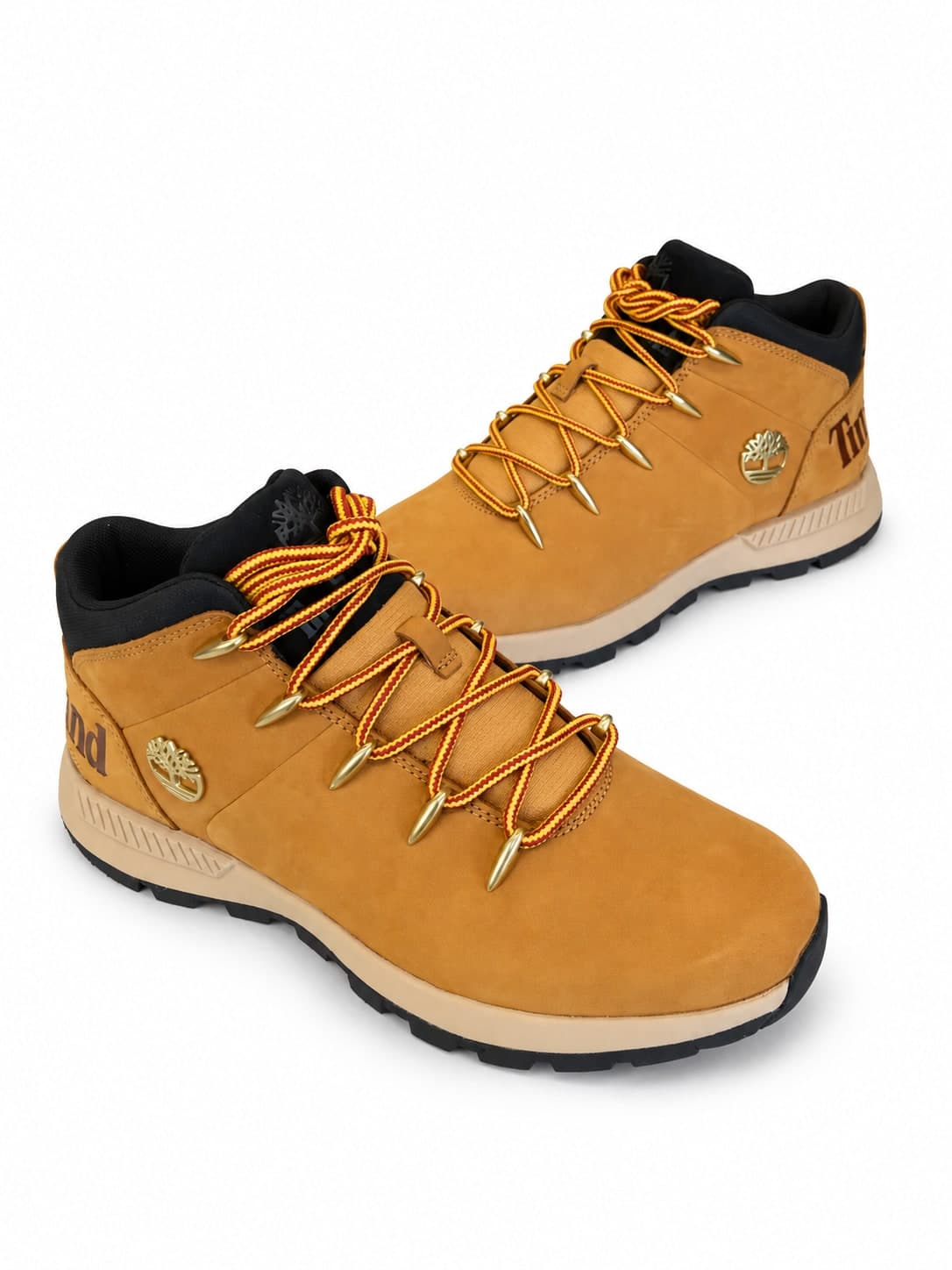 Timberland mid lace sneaker uomo Sprint Trekk Ocra - 6