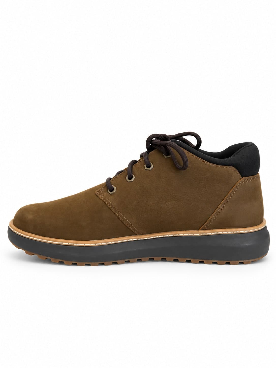 Timberland mid lace scarponcino uomo Hudson Road marrone scruro - 6