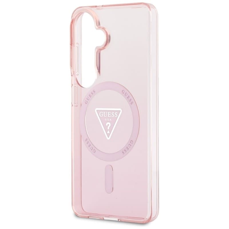 Guess IML Gradient Triangle MagSafe - Custodia per Samsung Galaxy S26 (rosa) - 6
