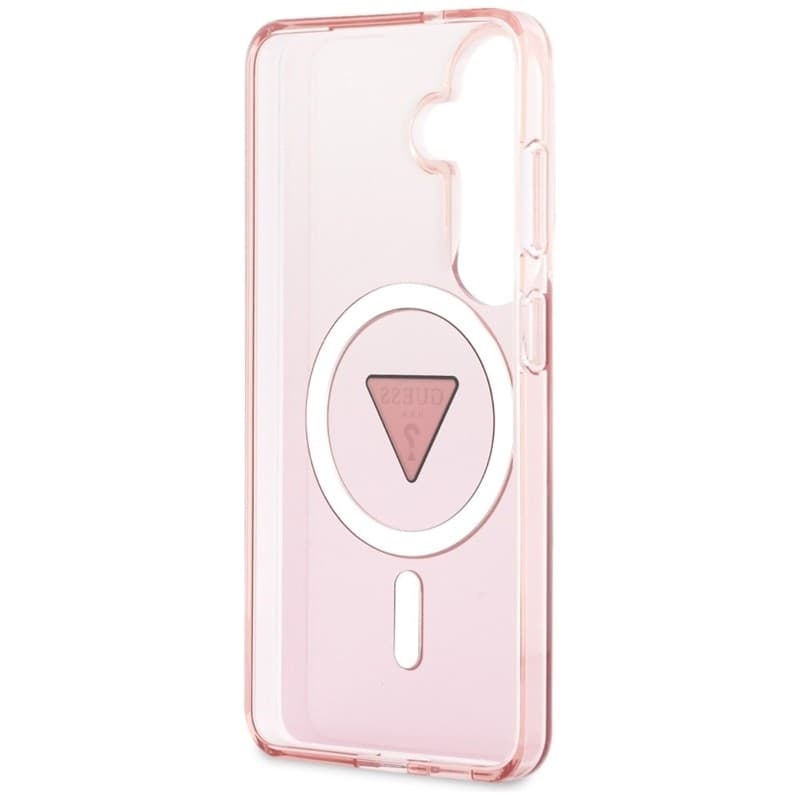 Guess IML Gradient Triangle MagSafe - Custodia per Samsung Galaxy S26 (rosa) - 7