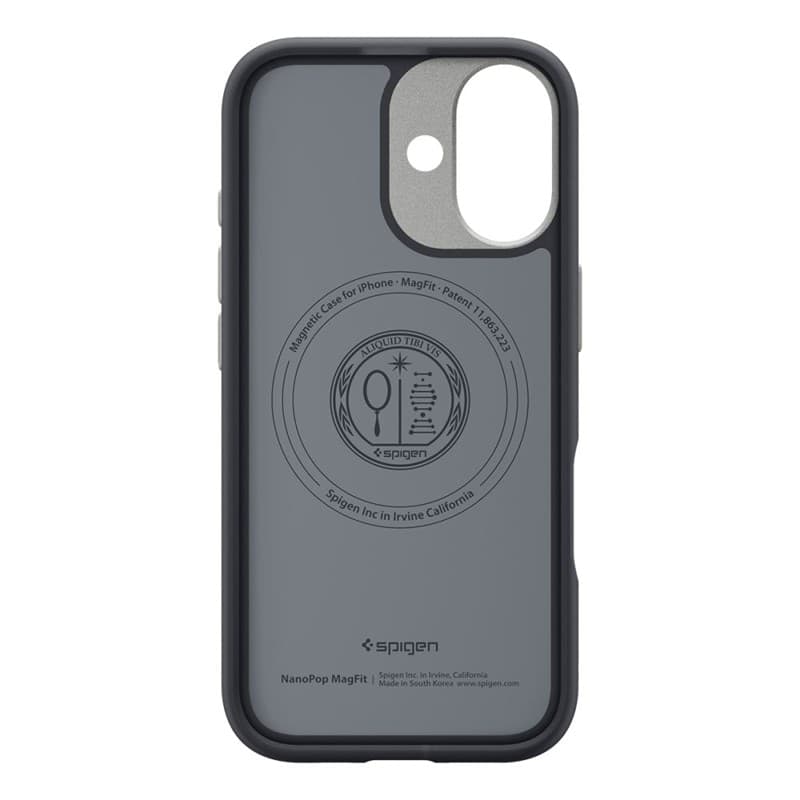 Spigen Nano Pop Mag MagSafe - Case for iPhone 17 (Black Sesame) - 3