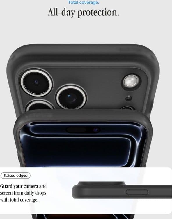 Spigen Ultra Hybrid Mag MagSafe - Custodia per iPhone 18 Pro / 17 Pro (Nero Classico) - 8
