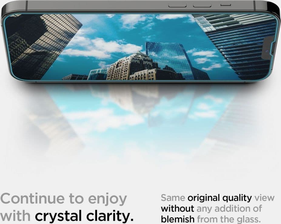 Spigen Glas.TR EZ Fit - Tempered Glass Apple iPhone 16e / iPhone 14 / iPhone 13 / iPhone 13 Pro (Clear) - 6