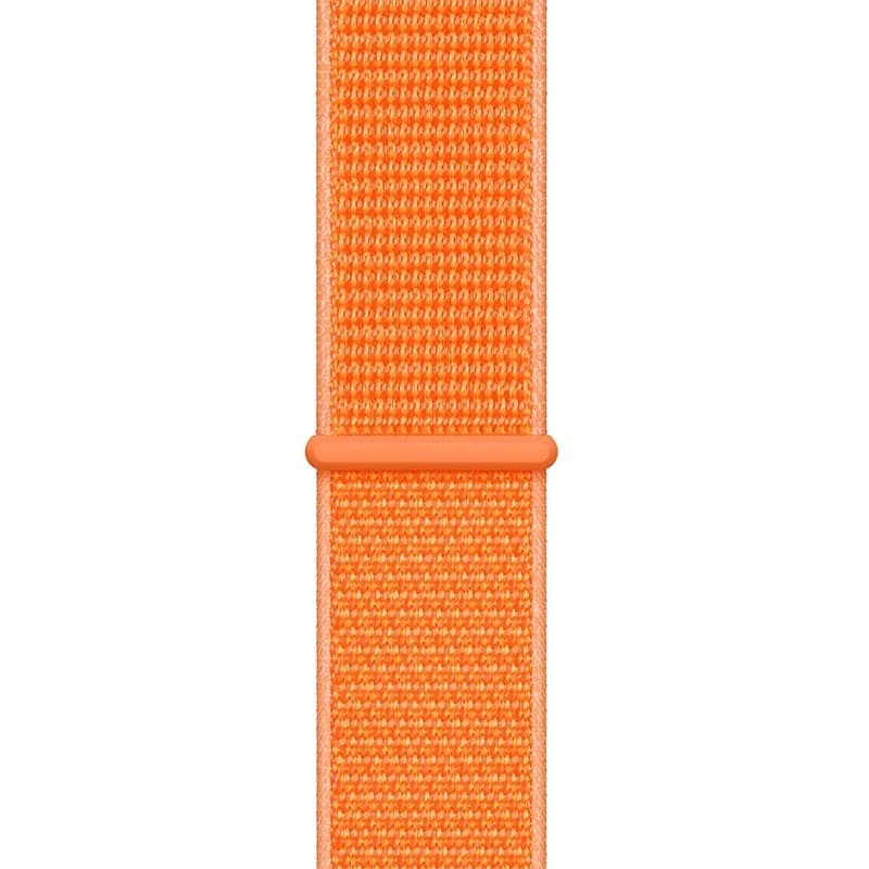 Cinturino sportivo Crong in nylon per Apple Watch 38/40/41/42 mm (Arancione tropicale) - 2