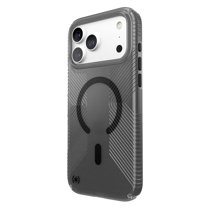 Speck Presidio Lux Grip MagSafe - Custodia per iPhone 18 Pro Max / 17 Pro Max (Ossidiana) - 14