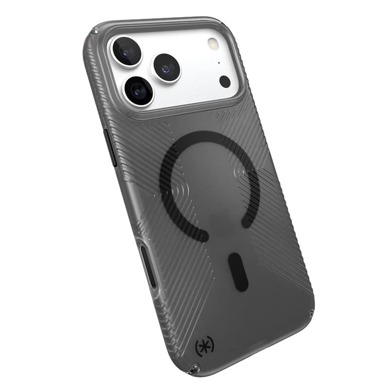 Speck Presidio Lux Grip MagSafe - Custodia per iPhone 18 Pro Max / 17 Pro Max (Ossidiana) - 6