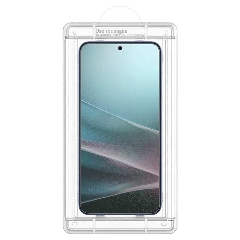 Spigen Elite Shield EZ Fit HD - Hydrogel Screen Protector for Samsung Galaxy S25 (Clear) - 4